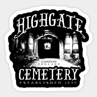 Highgate Cemetery Sticker